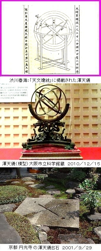 日本の測量史 天文観測・暦